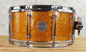 Click 6,5x14 10ply Maple Snare Drum Gold Glas Glitzer Finish - Bild 1 von 8