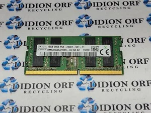 SK HYNIX 16GB DDR4 PC4-2400T HMA82GS6AFR8N-UH SODIMM LAPTOP MEMORY SKU 5092 - Picture 1 of 1