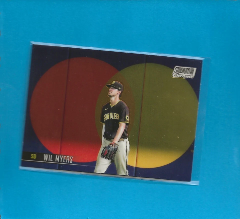 2021 Topps Stadium Club Chrome #144 Wil Myers San Diego Padres - Image 1 of 1