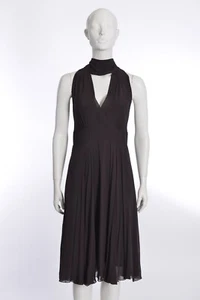 TONI GARD Seidenkleid Gr. 36 38 braun TOP - Bild 1 von 9