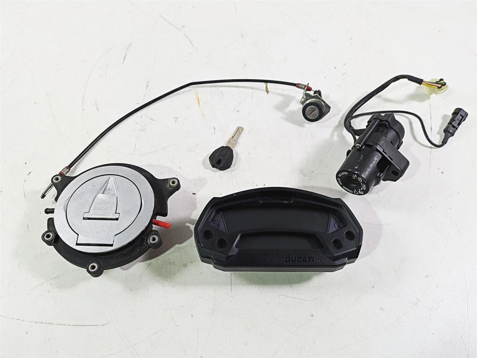 2009 Ducati Monster 1100 S Speedometer Gauge 19K Ignition Switch Key 40610703A - Image 1 of 4