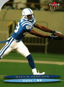 2003 Fleer Ultra - Marvin Harrison #12 Gold Medallion Insert - Picture 1 of 2