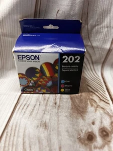 Epson T202520-S 202 Color Ink Cartridge Magenta Yellow Cyan 04.2025 - Picture 1 of 6
