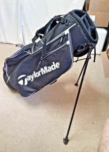 TaylorMade Black/White Stand Golf Bag NICE! - Picture 1 of 5