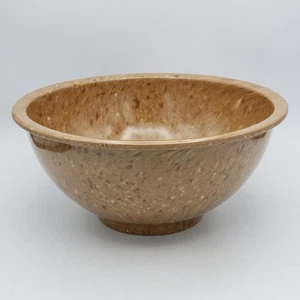 Texas Ware 10 Zoll Melamin Rührschüssel 118 Konfetti Spritzer 50er Melmac hellbraun braun - Bild 1 von 9