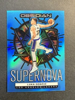 2024-25 Obsidian Luka Doncic #8 Supernova Electric Etch Blue 11/30 SSP🔥 - Image 1 of 2
