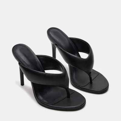 Sandalias de noche chanclas de PVC transparentes para mujer Zapatos de tacón alto para dama Foto 1 de 4