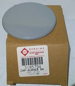 NEW OEM Whirlpool 3186600 Round Grey Burner Grate 7.5 inch FSP - Picture 1 of 5