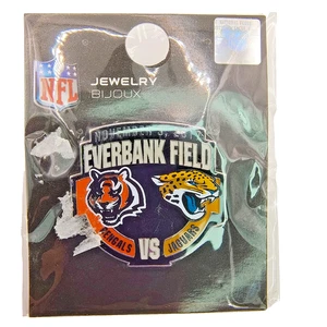 Jacksonville Jaguars VS Cincinnati Bengals NFL Game Day Pin 11/5/2017 Everbank - Picture 1 of 3