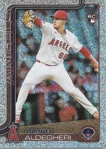 2025 Topps Serie 2 Samuel Aldegheri RC Brillo de arena - Los Ángeles - #438 - Imagen 1 de 1