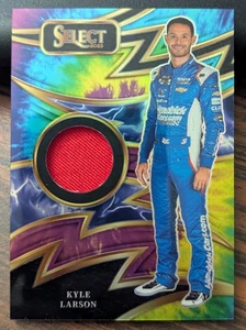 2025 Select Racing NASCAR Kyle Larson Sparks Tie-Dye Prizm Relic 17/25 - Picture 1 of 2