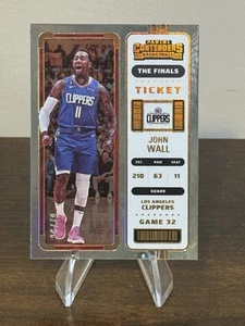 2022-23 Contenders John Wall Finals Ticket #’d /49 - Picture 1 of 2