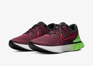 Chaussures de course homme Nike React Infinity Run Flyknit 3 pointure 12 NEUF DH5392-003 - Photo 1/8