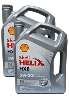2x 5L Shell Helix HX8 ECT 5W-30 Motoröl 550050228 VW 504.00 / 507.00 MB 229.51