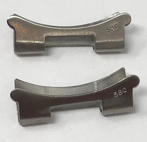 Genuine Rolex Watch Part End Links 580 - Picture 1 of 11