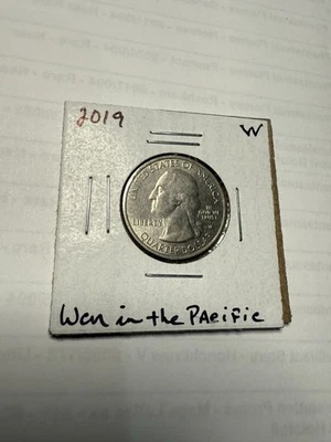 2019-W  War In The PACIFIC WEST POINT Quarter Great American Coin - Image 1 of 2