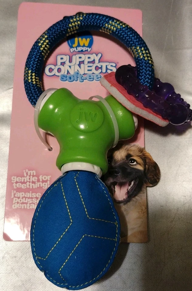 JW Puppy Connects Soft-ee. Juguete para masticar cachorro de dentición Foto 1 de 4