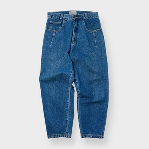 Vtg 90s Results Oversized Jeans, Baggy Skate Grunge Wide Leg 32 x 29, 7 Pocket - Picture 1 of 7