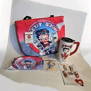 Betty Boop Collector's Lot - Tote Pouch Mug Ornaments - 5 Pieces - New - Picture 1 of 18