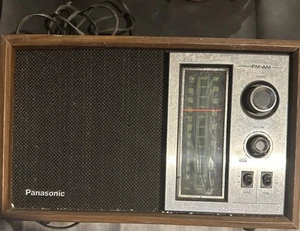 Panasonic RE-6286 AM/FM Radio Woodgrain Matsushita Japan Wood NEED NEW PLUG🎶 - Picture 1 of 3