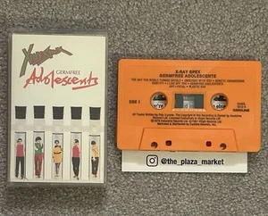 X-Ray Spex - Germfree Adolescents ORANGE cassette tape Rare 1991 UK - Picture 1 of 1