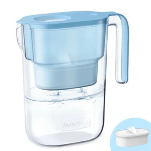 Waterdrop Elfin 5-Cup Water Filter Pitcher, NSF Certified, BPA Free, Blue - Picture 1 of 6