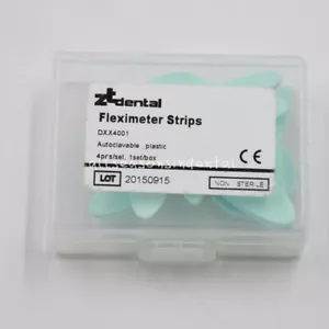 4x Dental Interproximal Fleximeter Strips Measure Tool 0.5/1/1.5/2.0mm Autoclave - Imagen 1 de 5