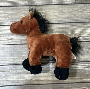 Ganz Webkinz Brown Arabian Horse Stuffed Animal Plush No Code 11.5” - Picture 1 of 3