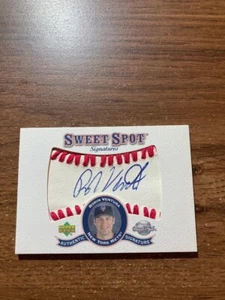 2001 Upper Deck Sweet Spot Signatures Robin Ventura Ball Relic Autograph Mets - Bild 1 von 1