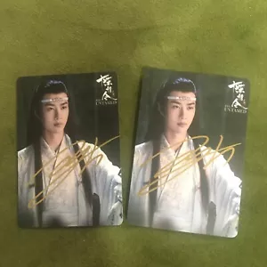 CHEN QING LING WANG YIBO offizielle FOTOKARTE handsigniert signiert SELTEN 2022 - Bild 1 von 7