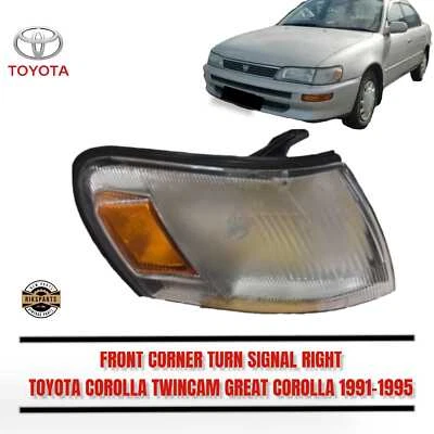 Luz indicadora delantera para Toyota Corolla AE100 91-95 luz intermitente lámpara lado derecho  Foto 1 de 4