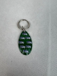 Neu Seattle Seahawks Logo Vintage Träne Spinner Schlüsselanhänger - Bild 1 von 1