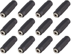 12 Stck. 3,5 mm Buchse - Buchse auf Buchse Stereo Audio Koppler Geschlechtsumwandler 12X - Bild 1 von 2