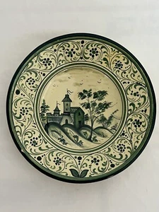 Vintage 6,5" Volpi Deruta Italien handbemalt Wandschale - Bild 1 von 6