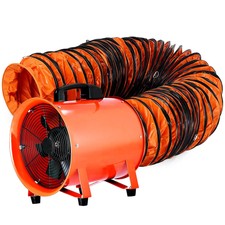 Ventilatore da costruzione VEVOR 250 mm ventilatore industriale ventilatore assiale ventilatore da costruzione 5 m tubo
