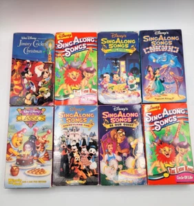 Walt Disney Sing A Long Songs VHS Lot - Mini Classics - Jiminy Cricket - Imagen 1 de 6