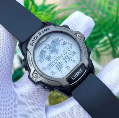 Vintage Casio ABX-23 Twincept Data Bank Ana/Digi World Time Japan Men Watch 2358 - Image 1 of 4