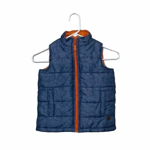 lee puffy vest boys size M (5) blue two packets - Picture 1 of 9
