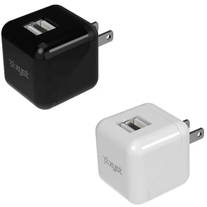 Cargador de pared plegable USB doble Xyst de 2,4 amperios con carga rápida y protección de energía - Imagen 1 de 18