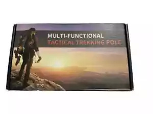 Bastone Multifunzione Tattico Trekking Palo Passeggio Escursionismo US - Foto 1 di 6