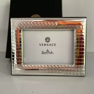 VERSACE Silver PICTURE FRAMES 1 1/2 X 2 1/4" VHF2 New Box Rosenthal - Picture 1 of 5