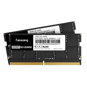 fanxiang SODIMM DDR5 4800MHz RAM 64GB Kit (2 x 32GB),CL40 1.1V SODIMM 262 Pin La - Picture 1 of 7