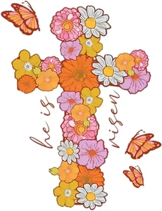 Cross Flower Diamond Art Kit for Adults 5D DIY Full Round Drill 12x16 Home Decor - Picture 1 of 12