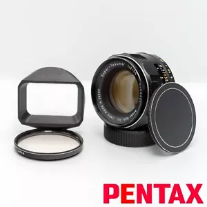 Pentax Super Takumar 55mm f2 M42 with filter & Hood. Mirrorless Compatible. - Picture 1 of 12