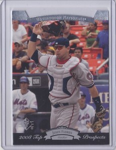 Jesus Flores - 2008 Upper Deck SP Timeline Die Cut Top Prospects - Washington