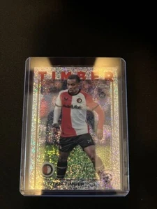 2024-25 Topps Chrome UEFA Club Competitions Quinten Timber Speckle Refractor - Picture 1 of 2