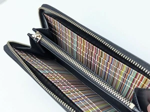Billetera de viaje Paul Smith para hombre - Nueva con etiquetas Firma Multi rayas Precio de venta sugerido por el fabricante: £325 - Imagen 1 de 10