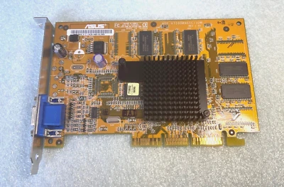 RARE NEW ASUS AGP-V7100MAGIC/32M PURE NVIDIA GEFORCE2 MX AGP VIDEO CARD MXB175 - Image 1 of 3