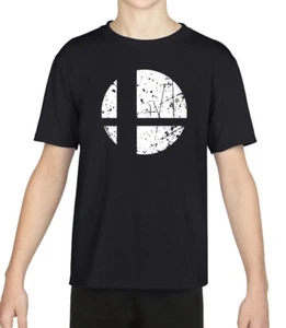 Super Smash Bros Distressed icon Kid's T-shirt - Picture 1 of 2