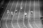Olympic 1948 Athletics Heat 1 of the Women's 100m semi finals L R;- Old Photo